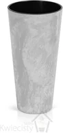 Donice - Prosperplast sp. z o.o Doniczka wysoka Beton Tubus DTUS150B z wkładem - miniaturka - grafika 1