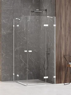 New Trendy EXK-2833 KABINA AVEXA WHITE KWADRATOWA U 100x100x200 CZYSTE 6mm ACTIVE SHIELD - Kabiny prysznicowe - miniaturka - grafika 2