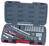 Zestawy narzędziowe - TENG TOOLS TENGTOOLS ZESTAW NARZĘDZI NASADOWYCH 34 el T1234 174570101 - miniaturka - grafika 1
