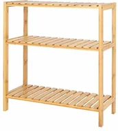 Szafki na buty - dibea RG00115 regał na buty, regał do łazienki, regał stojący, regał bambusowy, 3 półki, naturalny - miniaturka - grafika 1