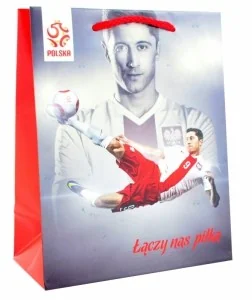 Interdruk Torebka INTERDRUK mała TH4 PZPN AA622INT - Opakowania i torebki na prezenty - miniaturka - grafika 5