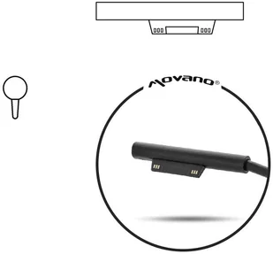 Movano Ładowarka / zasilacz tablet microsoft - 15v 1.6a ZZ/T/MIC1516 - Akcesoria do tabletów i e-booków - miniaturka - grafika 6