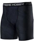 Kimona, stroje i obuwie - Extreme Hobby Spodenki Vale Tudo, SHADOW, czarny, rozmiar S - miniaturka - grafika 1