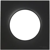 Wyłączniki światła i elektryczne - Schneider Electric Ramka Odace pojedyncza antracyt - miniaturka - grafika 1