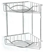 Półki łazienkowe - AWD Interior Półka łazienkowa narożna ŁEZKA - miniaturka - grafika 1