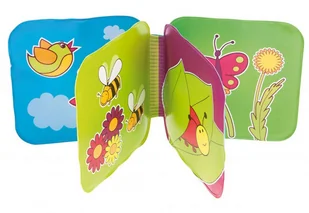 Canpol babies Miękkie książeczki z piszczałką 2 szt. - Dzień i Noc 74/014 - Zabawki sensoryczne - miniaturka - grafika 3