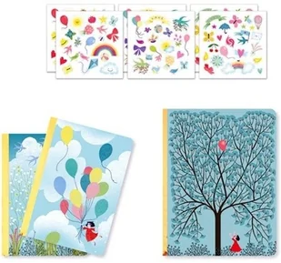 Djeco kuferek z zestawem papierniczym Charlotte - Zabawki kreatywne - miniaturka - grafika 5