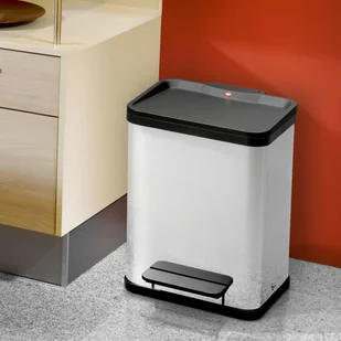 Hailo Kosz na śmieci Oko Uno Plus, rozmiar M, 17 L, stal nierdzewna Werk (0619-200) - Kosze na śmieci - miniaturka - grafika 2