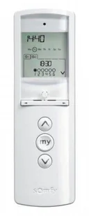Somfy Pilot 6 kanałowy z zegarem TELIS 6 CHRONIS biały RTS 2401101 - Akcesoria do bram - miniaturka - grafika 2