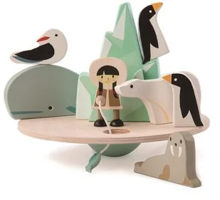 Tender Leaf Toys tender leaf toys - Drewniana Gra Zręcznościowa  -  Balansujący Biegun Polarny, Tender Leaf Toys - Gry planszowe - miniaturka - grafika 2