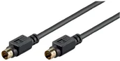 Kable - Wentronic AUDIO/VIDEO CABLE (4-pinowe złącze na Mini DIN-4-bieg. wtyk mini DIN) 1 m 50057-GB - miniaturka - grafika 1