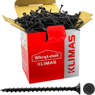 Wkręty do drewna karton gipsu gk 3,5x25mm 1000szt. - Inne akcesoria dekarskie - miniaturka - grafika 2