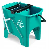 Miotły, szufle, mopy - TTS Zielone Wiadro Z Wyciskarką Squizzy 15 L - miniaturka - grafika 1