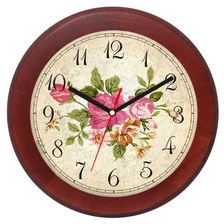 Atrix Zegar drewniany rondo róże #2 ATW301KW2 - Zegary - miniaturka - grafika 2