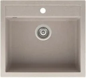 Zlewozmywaki - Aquasanita Quadro SQQ100-110W Beż - miniaturka - grafika 1