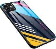 Etui i futerały do telefonów - Hurtel Color Glass Case etui pokrowiec nakładka ze szkła hartowanego z osłoną na aparat Huawei P30 Lite pattern 2 - Wielokolorowy - miniaturka - grafika 1