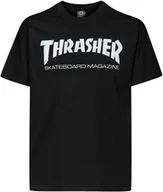 Koszulki dla chłopców - THRASHER t-shirt THRASHER TODDLER SKATE MAG Black - miniaturka - grafika 1