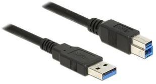 Delock Kabel USB 3.0 5m AM-BM czarny (85070) - Kable USB - miniaturka - grafika 4