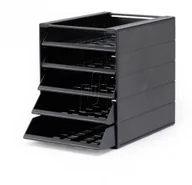 Pudła i kartony archiwizacyjne - Durable Pojemnik z szufladami Idealbox Basic 5 "Blue Angel" 1712003058 antracyto - miniaturka - grafika 1