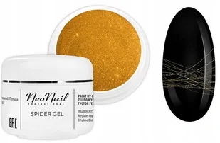 Neonail SPIDER GEL GOLD 5ML - Ozdoby do paznokci - miniaturka - grafika 8