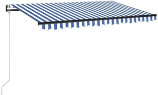 VidaXL Lumarko Automatycznie zwijana markiza, LED i czujnik wiatru, 400x350 cm! 3069194 VidaXL - Markizy - miniaturka - grafika 2