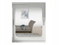 Szafy - Biała Szafa przesuwna Pesto XII - Szafa z Lustrem - miniaturka - grafika 1