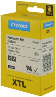 Dymo oryginalna taśma do drukarek etykiet, 1868737, czarny druk/biały podkład, 9,1m, 12mm 1868737 - Taśmy do drukarek barwiące Dymo oryginalna taśma do drukarek etykiet, 1868737, czarny druk/biały podkład, 9,1m, 12mm 1868737 - Taśmy do drukarek barwiące - miniaturka - grafika 2