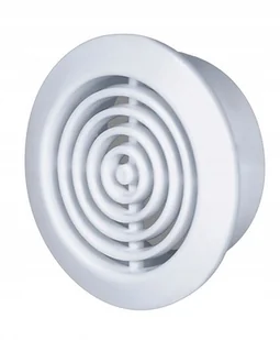 Parkanex Wentylacyjna Okrągła Tworzywo Fi 45 Biała - Kratki wentylacyjne - miniaturka - grafika 2