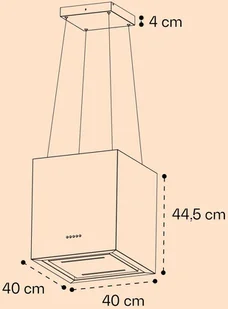 Klarstein Kronleuchter Smart CGCH3-Kronl-Sm-SS - Okapy kuchenne - miniaturka - grafika 8