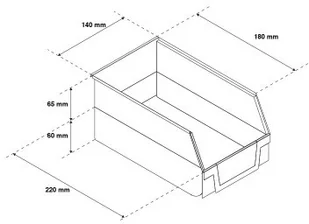 Pojemnik 220mm P-14 - Pozostałe wyposażenie warsztatu - miniaturka - grafika 4
