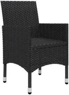 vidaXL 7-częściowy zestaw mebli ogrodowych, czarny 3067855 - Meble ogrodowe - miniaturka - grafika 9