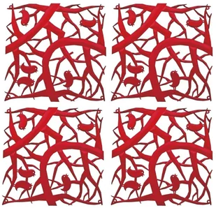 Koziol Pi:P element dekoracyjny 4 szt KZ-2042536 - Panele ścienne i boazeria - miniaturka - grafika 3