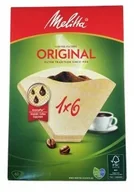 Akcesoria i części do ekspresów do kawy - Melitta Filtry kawy (brązowe, 1X6, 40 sztuk) do ekspresu do kawy 6626815 - miniaturka - grafika 1