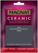 Farby wewnętrzne - Magnat Ceramic Tester koloru grafitowy antracyt 30 ml - miniaturka - grafika 1