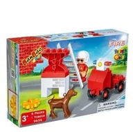 Klocki - Banbao 9635 Young Ones Łazik strażacki - miniaturka - grafika 1