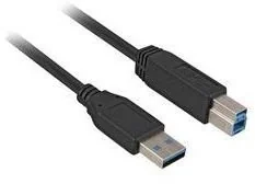 Sharkoon Kabel USB Kabel USB 3.0 A-B black5 m - 4044951015665 - Kable USB - miniaturka - grafika 2