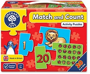 Bigjigs Toys gra edukacyjna Dopasuj i policz - Zabawki interaktywne dla dzieci - miniaturka - grafika 2