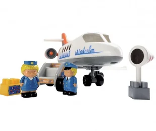 Ecoiffier Abrick Samolot Happy Jet z figurkami - Klocki - miniaturka - grafika 5