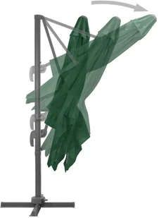 vidaXL Parasol ogrodowy z przenośną podstawą, zielony - Parasole ogrodowe - miniaturka - grafika 7