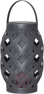 Best Season Latarnia solarna LED Wicker Flame, czarna - Lampy ogrodowe - miniaturka - grafika 5