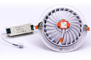 Downlight v-tac Oprawa V-TAC LED SAMSUNG CHIP 30W Ruchoma VT-2-30 3000K 2400lm - Oprawy, klosze i abażury - miniaturka - grafika 3
