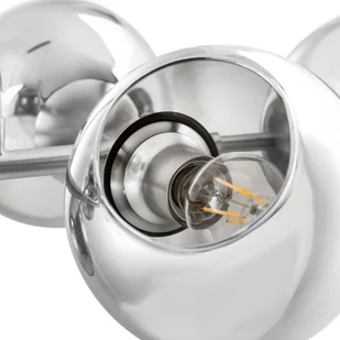 Nino Leuchten Szklana lampa wisząca Pilar, 8-punktowa, szary dym - Lampy sufitowe - miniaturka - grafika 2