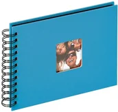 Albumy fotograficzne - Walther Design Fun album z kółkami, niebieski (ozeanblau), 23 x 17 cm SA-109-U - miniaturka - grafika 1