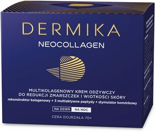 Dermika Neocollagen Multikolagenowy krem odżywczy 70+ na dzień i noc 50ml - Kremy do twarzy - miniaturka - grafika 7