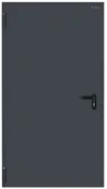 Drzwi zewnętrzne - Drzwi techniczne Technical 62.5 antracytowe 80 lewe otwierane na zewnątrz - miniaturka - grafika 1