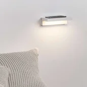 Lampy ścienne - Faro BARCELONA Kinkiet LED Well, USB+Wireless Charger, biały - miniaturka - grafika 1