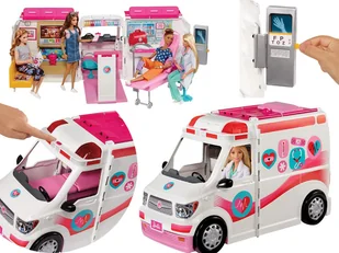 Mattel Barbie Karetka Mobilna klinika FRM19 - Akcesoria dla lalek - miniaturka - grafika 5