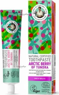 Receptury Babuszki Agafii Pasta do zębów odświeżająca Arctic Berry of Tundra 85g - Pasty do zębów - miniaturka - grafika 3