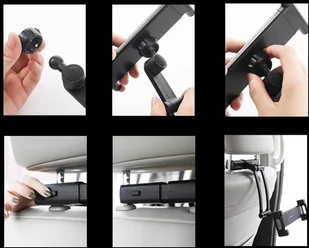 Uchwyt Samochodowy Na Tablet Do Galaxy Tab S3/S4 - Akcesoria do tabletów i e-booków - miniaturka - grafika 11