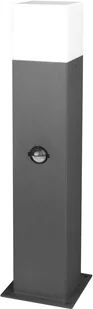 Polux Zewnętrzna Lampa Stojąca New York 307330 Prostokątna Oprawa Słupek Z Czujnikiem Ruchu Ip44 Grafitowy 307330 - Lampy ogrodowe - miniaturka - grafika 2